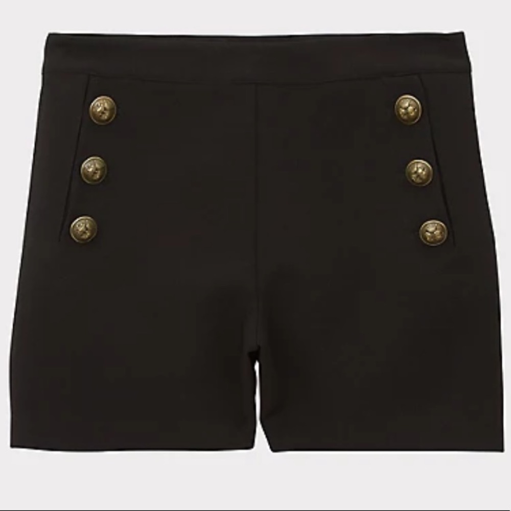 Torrid Black Button High Rise Short - Picture 5 of 5